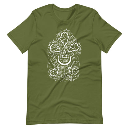 Diamond Night - Men's t-shirt - Olive Front