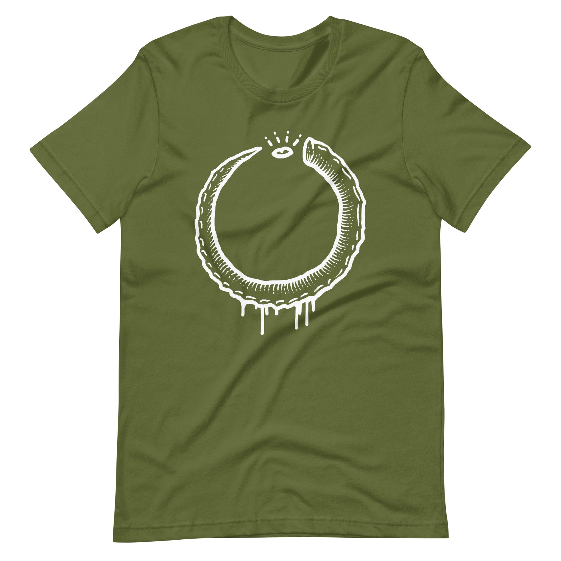 Horns - Men's t-shirt - Olive Front