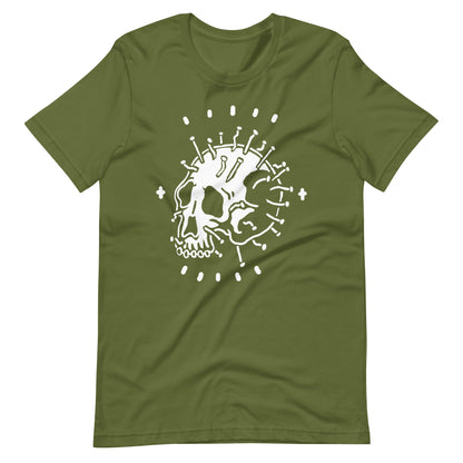 Iron Nails - Men's t-shirt - Olive Front