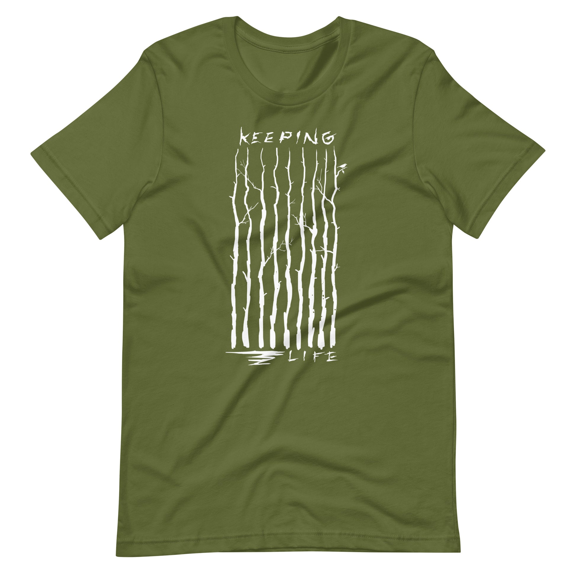 Keeping Lift - Men's t-shirt - Olive Front