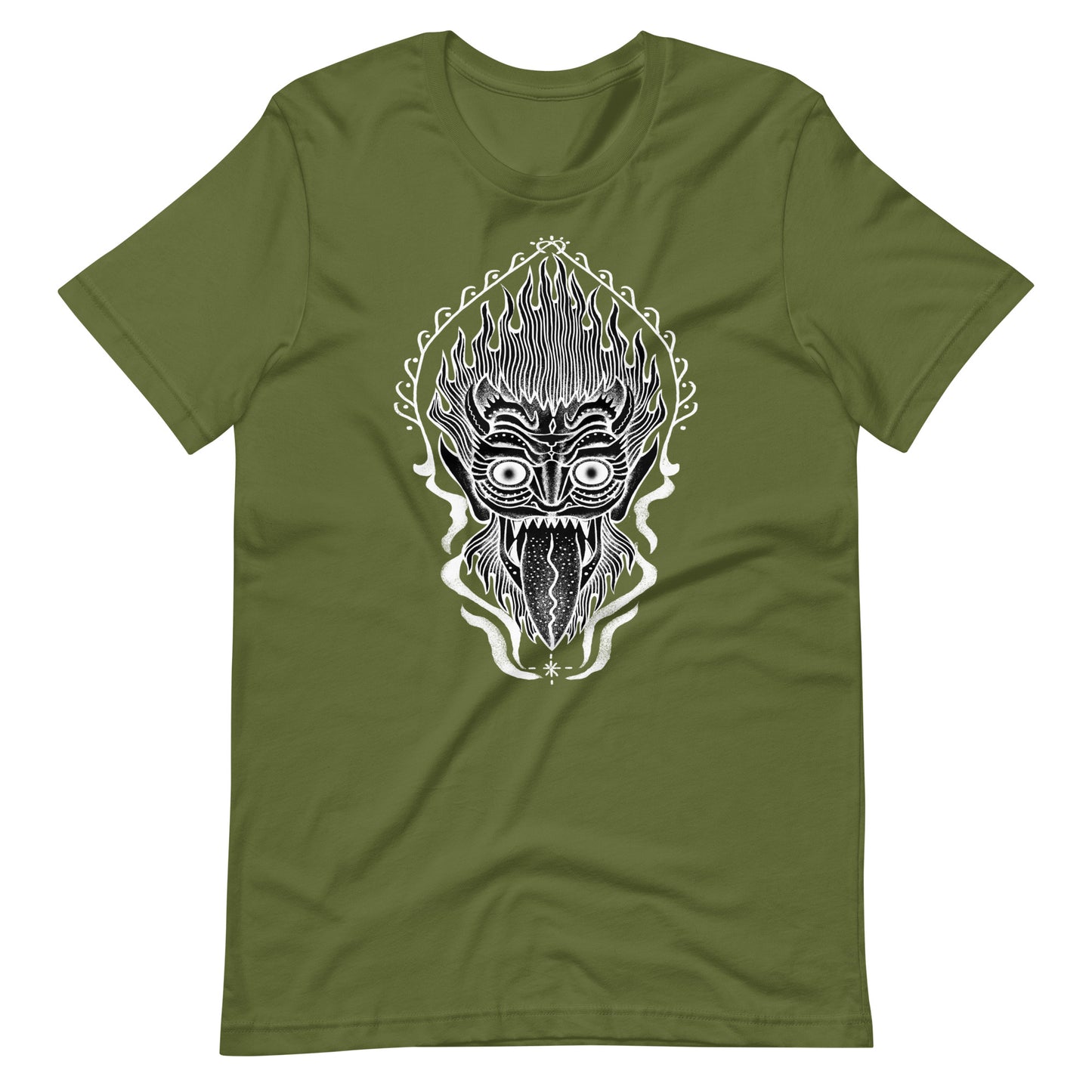 King of Fire - Men's t-shirt - Olive Front