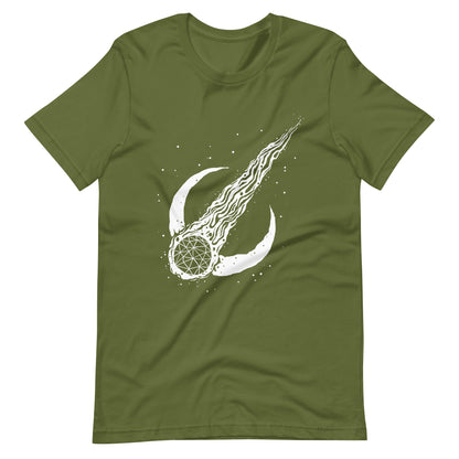 Meteor Night - Men's t-shirt - Olive Front