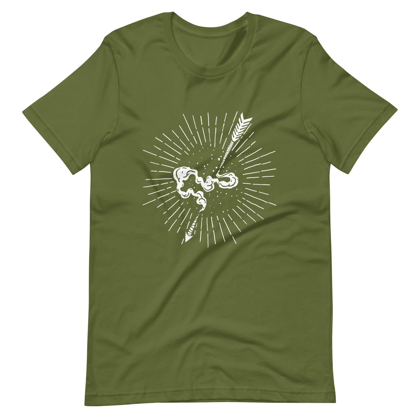 Skull Triangle - Men's t-shirt - Olive Front