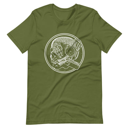 Boom as Hell White - Men's t-shirt - Olive Front