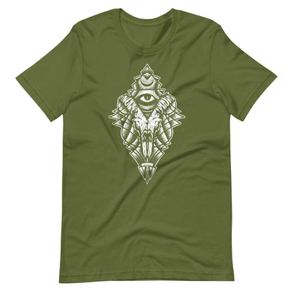 Energy Eye White - Men's t-shirt - Olive Front