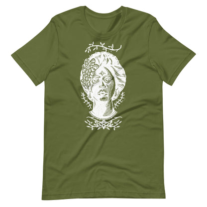 Girl Eyes White - Men's t-shirt - Olive Front