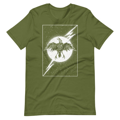 Night Thunder White - Men's t-shirt - Olive Front
