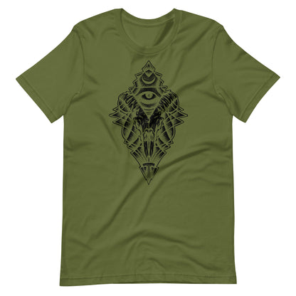 Energy Eye Black - Men's t-shirt - Olive Front