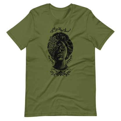 Girl Eyes Black - Men's t-shirt - Olive Front