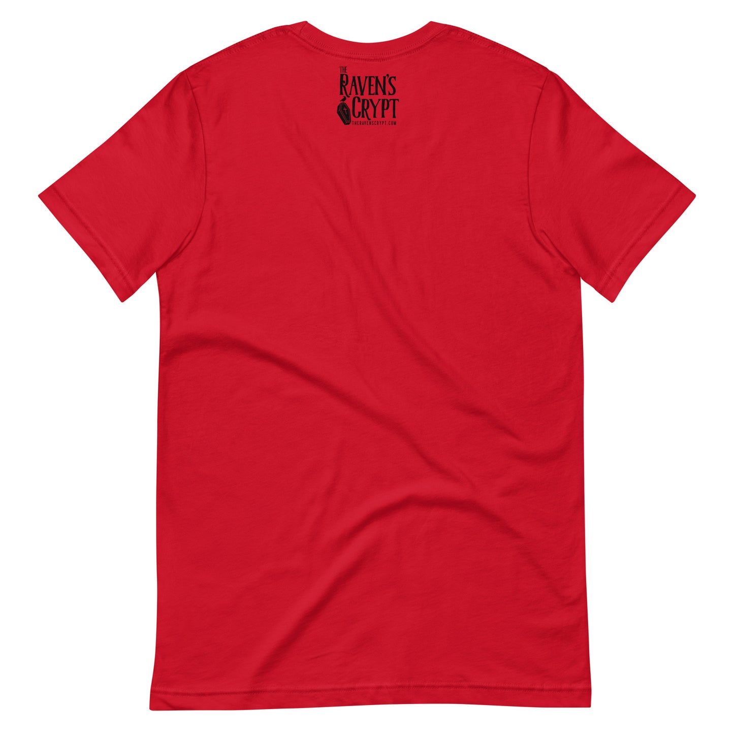 Cat Skull Eye Black - Men's t-shirt - Red Back