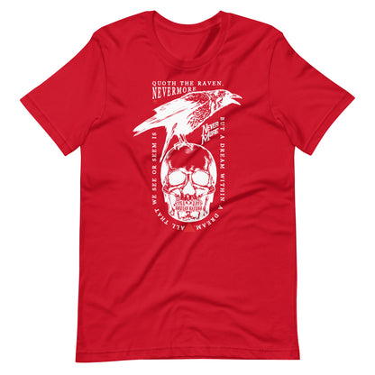 Quoth the Raven - Men's t-shirt - Red Front