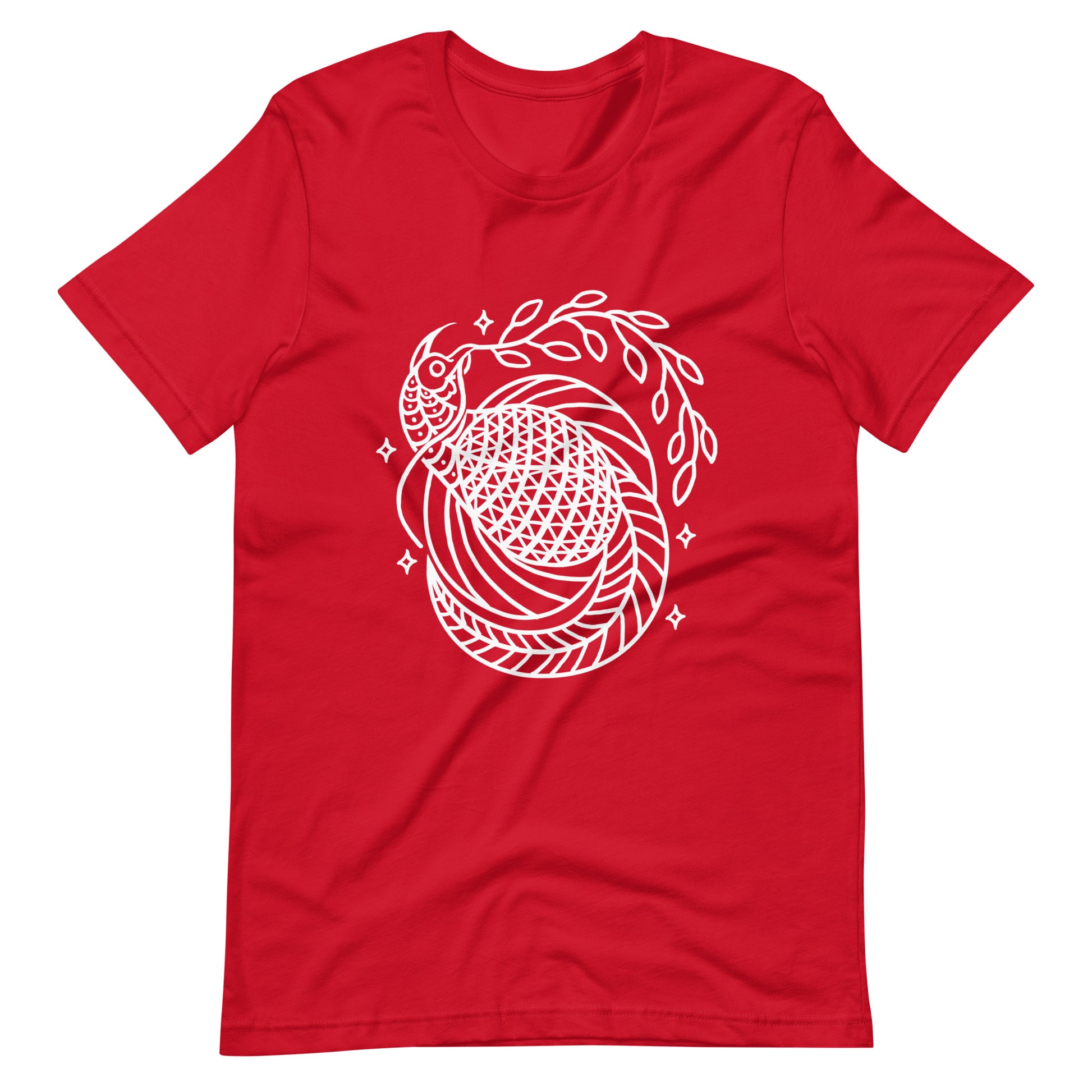 Bird of Peace - Men's t-shirt - Red Front