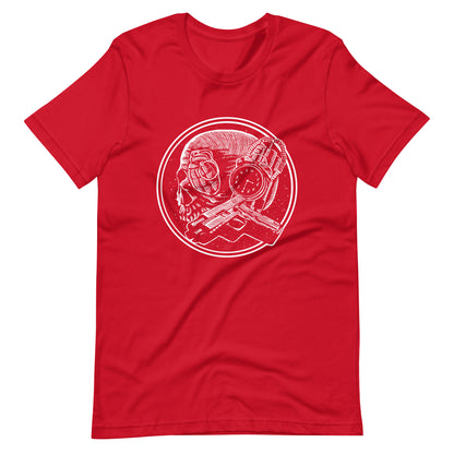 Boom as Hell White - Men's t-shirt - Red Front