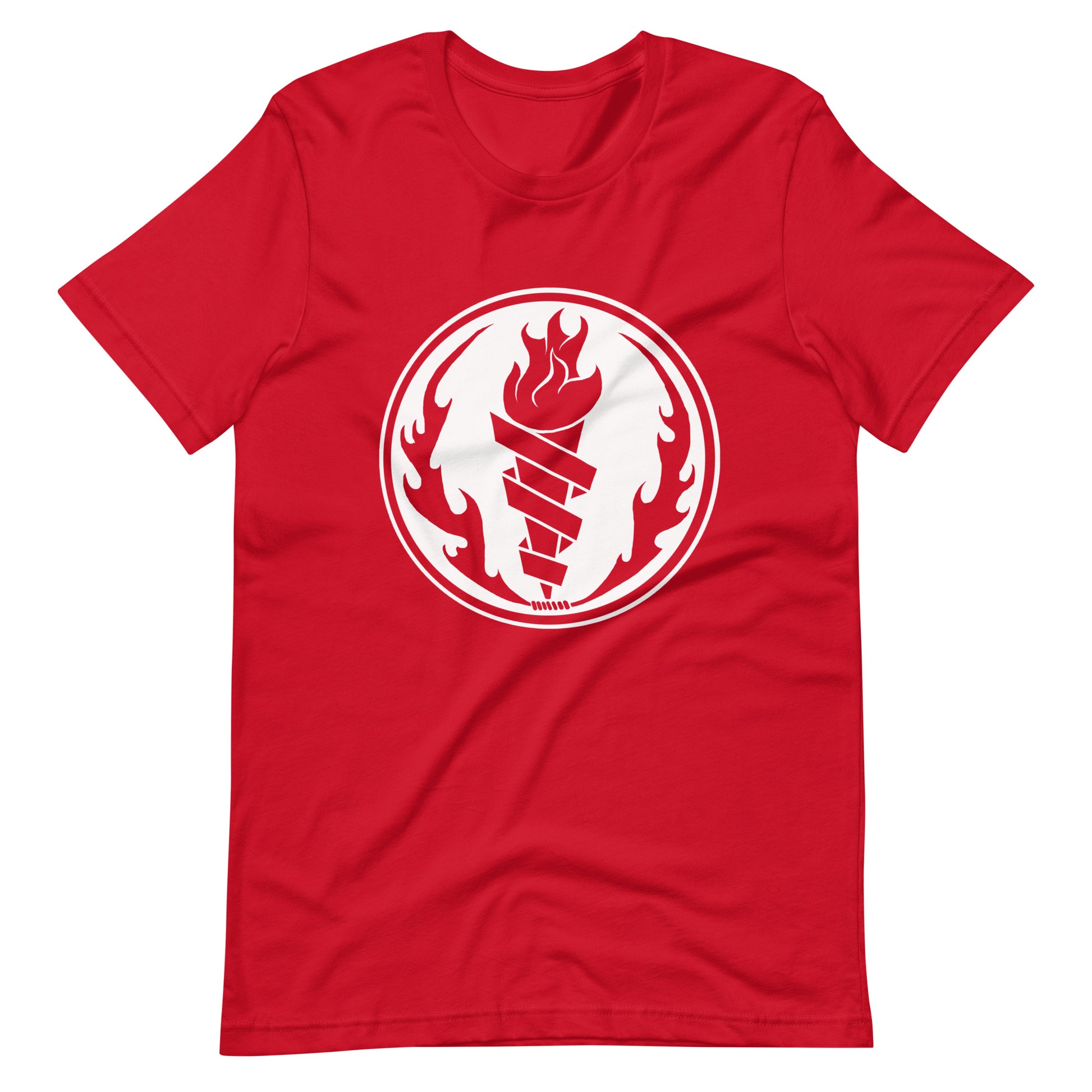 Fire Fire White - Men's t-shirt - Red Front