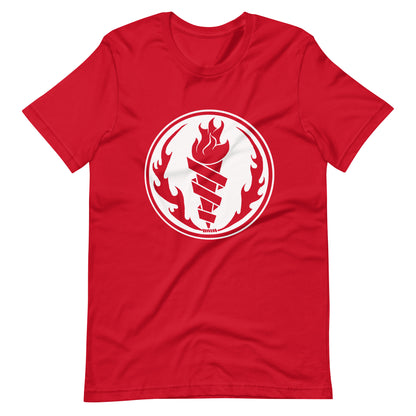 Fire Fire White - Men's t-shirt - Red Front