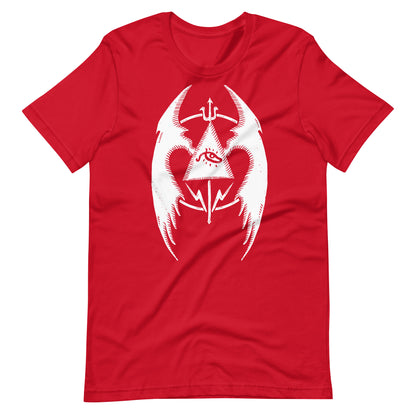 Fly 3 White - Men's t-shirt - Red Front