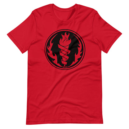 Fire Fire Black - Men's t-shirt - Red Front