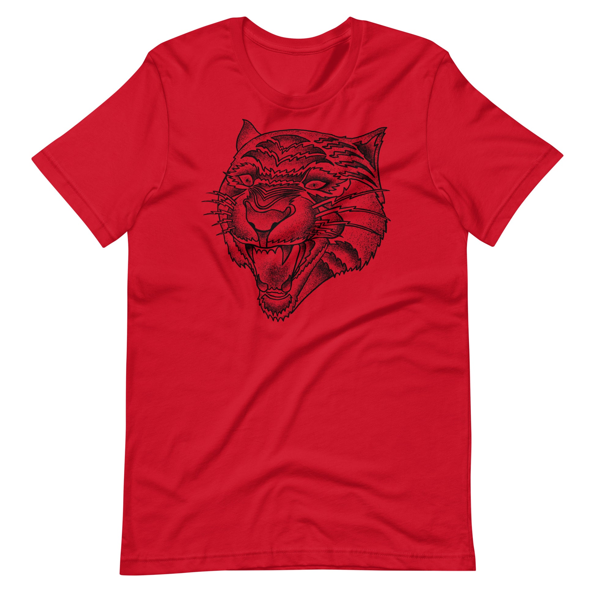 Panther Black - Men's t-shirt - Red Front