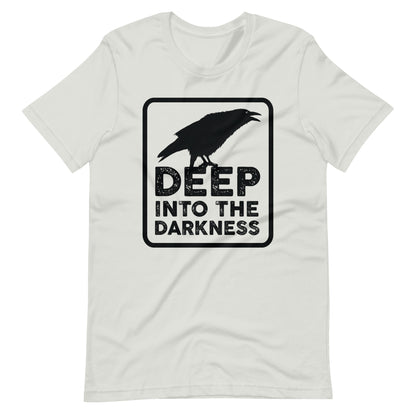 Raven Deep Into the Darkness - Men's t-shirt - Silver Front