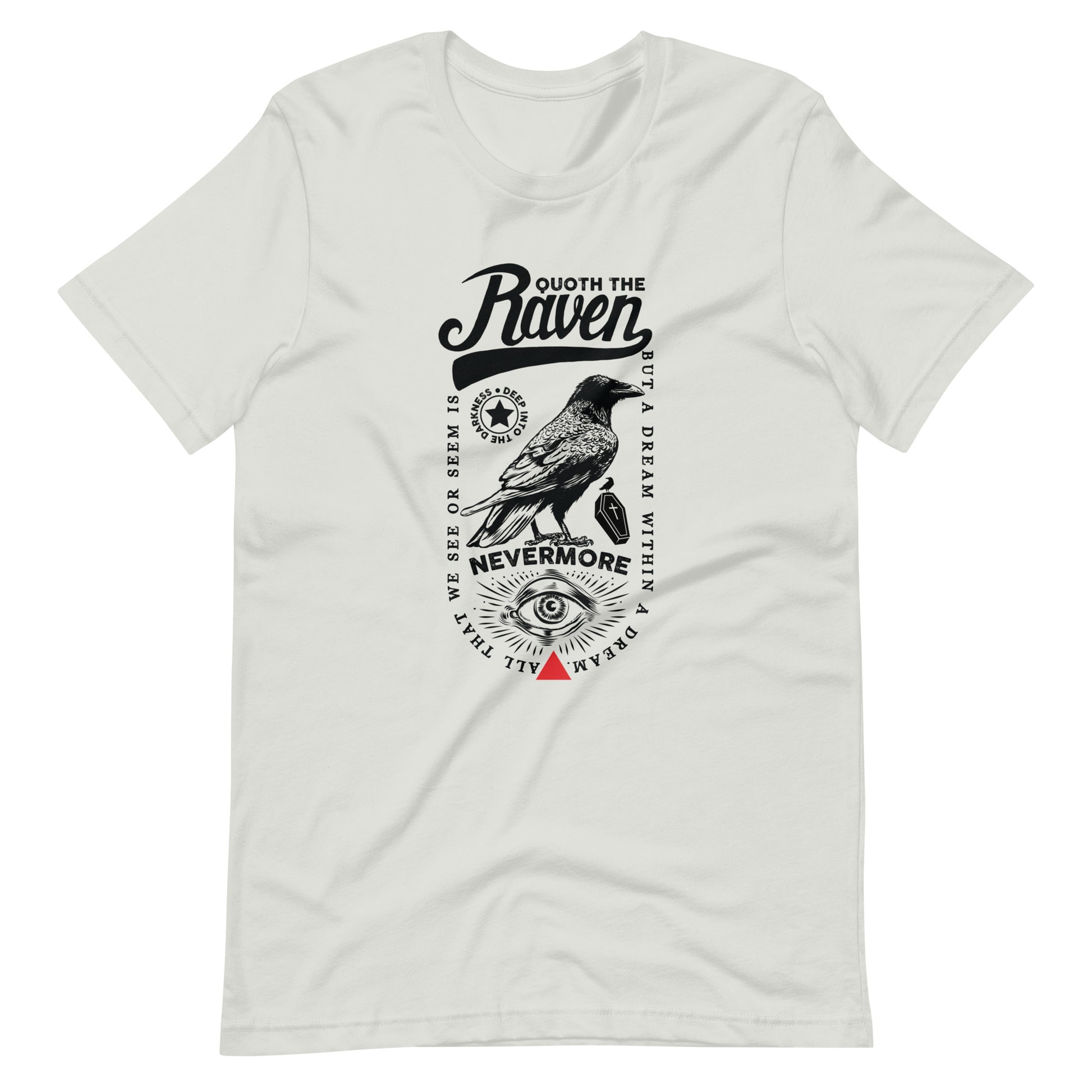 Quoth the Raven Nevermore Loaded - Men's t-shirt - Silver Front