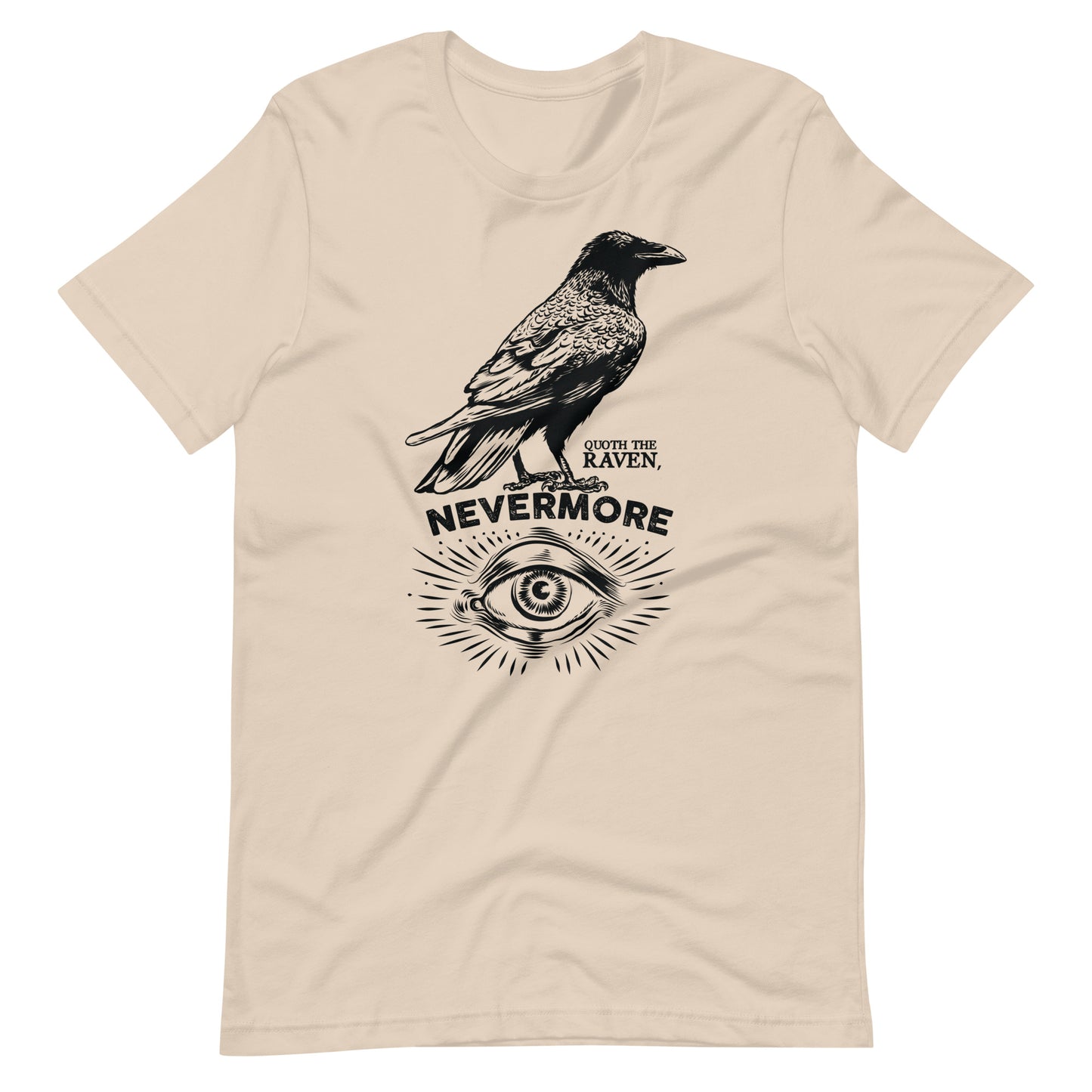 Quoth the Raven Nevermore - Men's t-shirt - Soft Cream Front