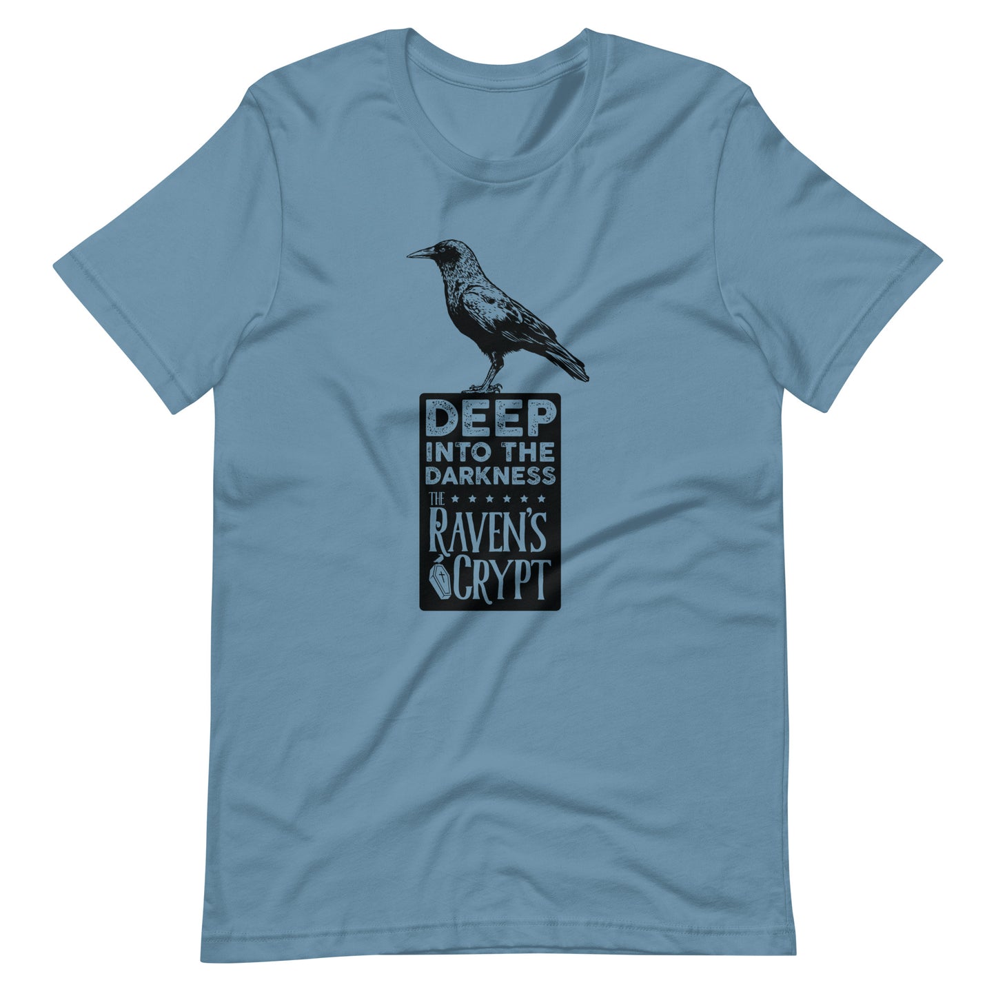 Deep Into the Darkness Crypt 2 - Men's t-shirt - Steel Blue Front