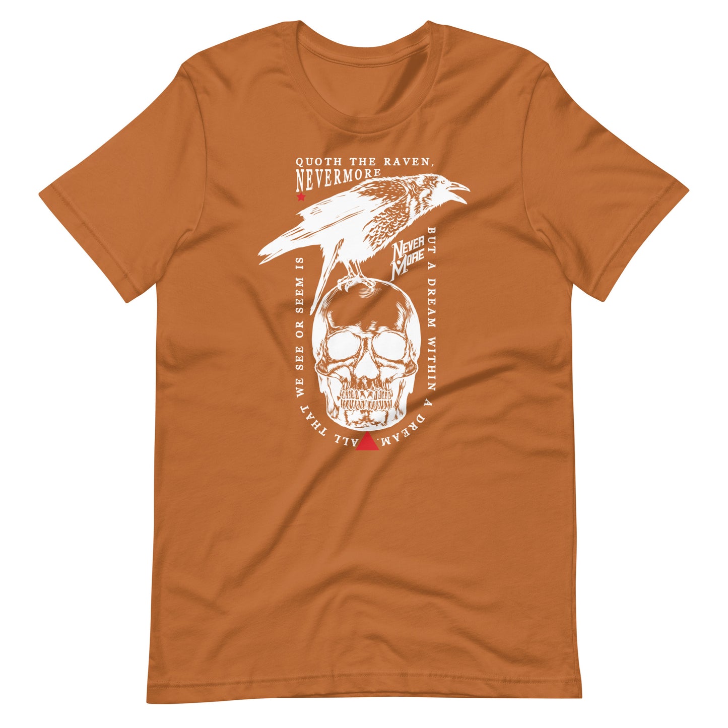 Quoth the Raven - Men's t-shirt - Toast Front