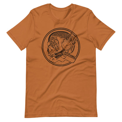 Boom as Hell Black - Men's t-shirt - Toast Front