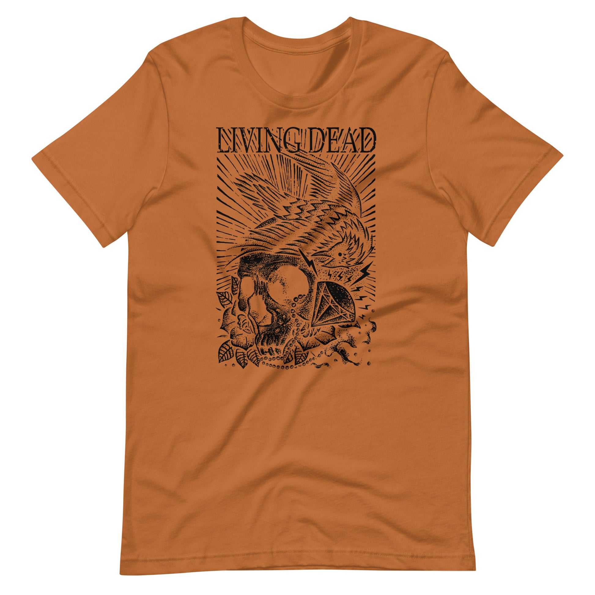 Living Dead Diamond Black - Men's t-shirt - Toast Front