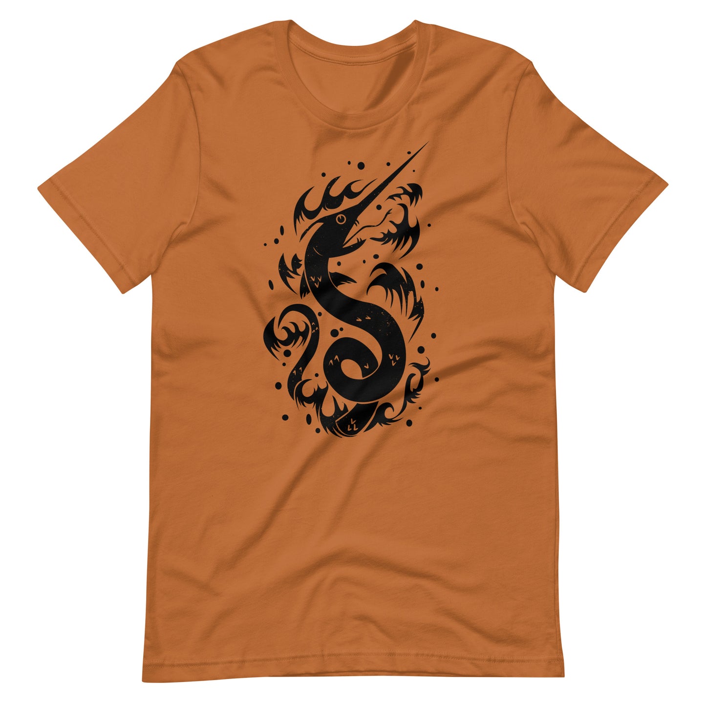 Snake Swordfish Black - Men's t-shirt - Toast Front