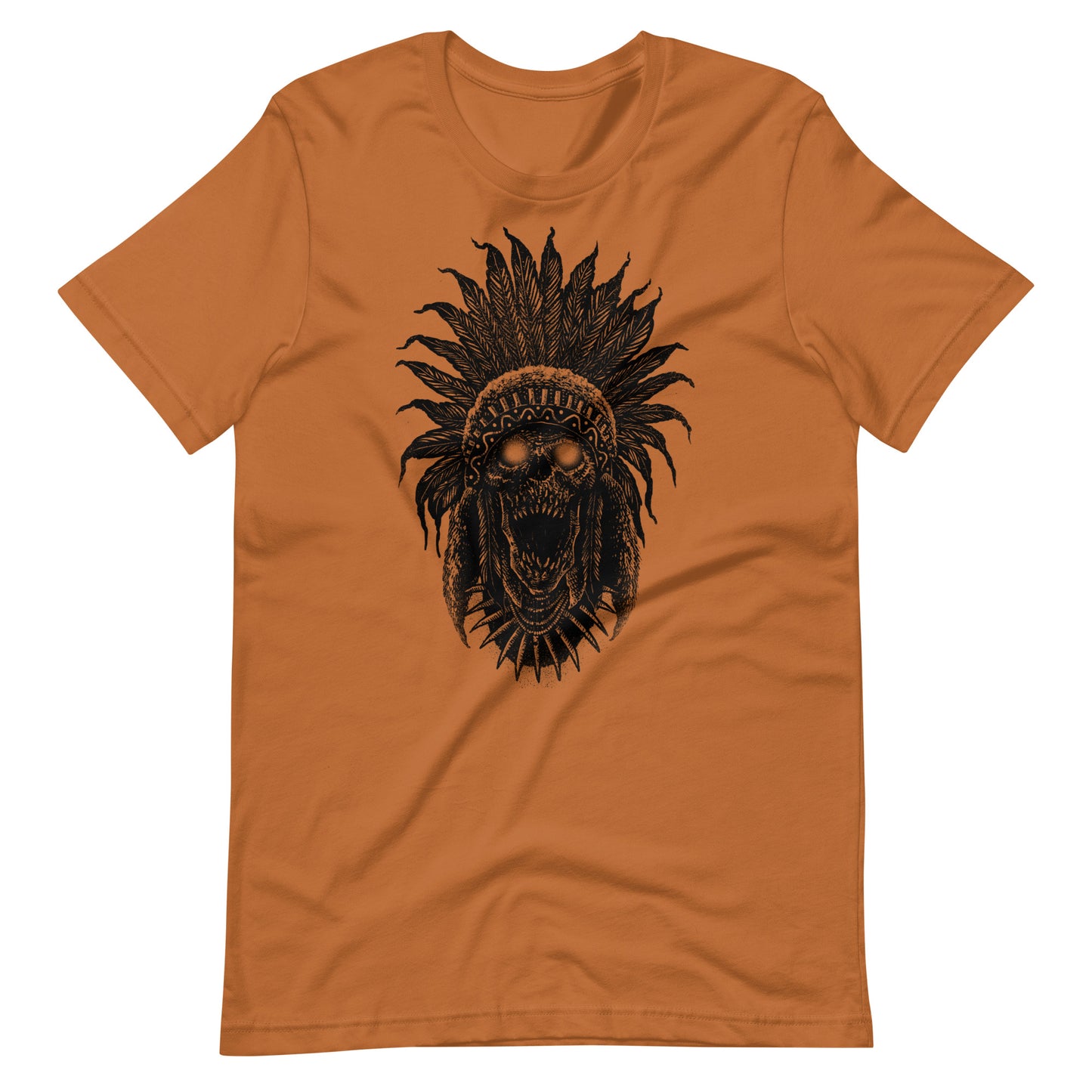 Tribe Skull Black - Men's t-shirt - Toast Front