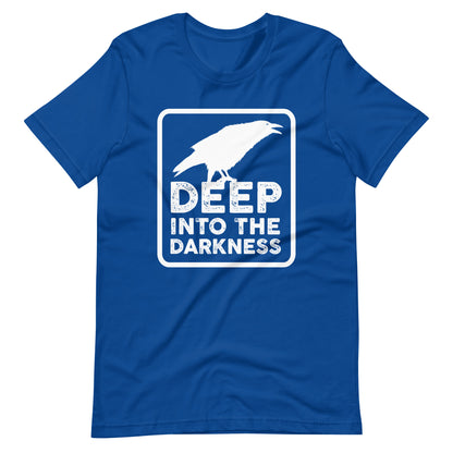 Raven Deep Into the Darkness - Men's t-shirt - True Royal Front