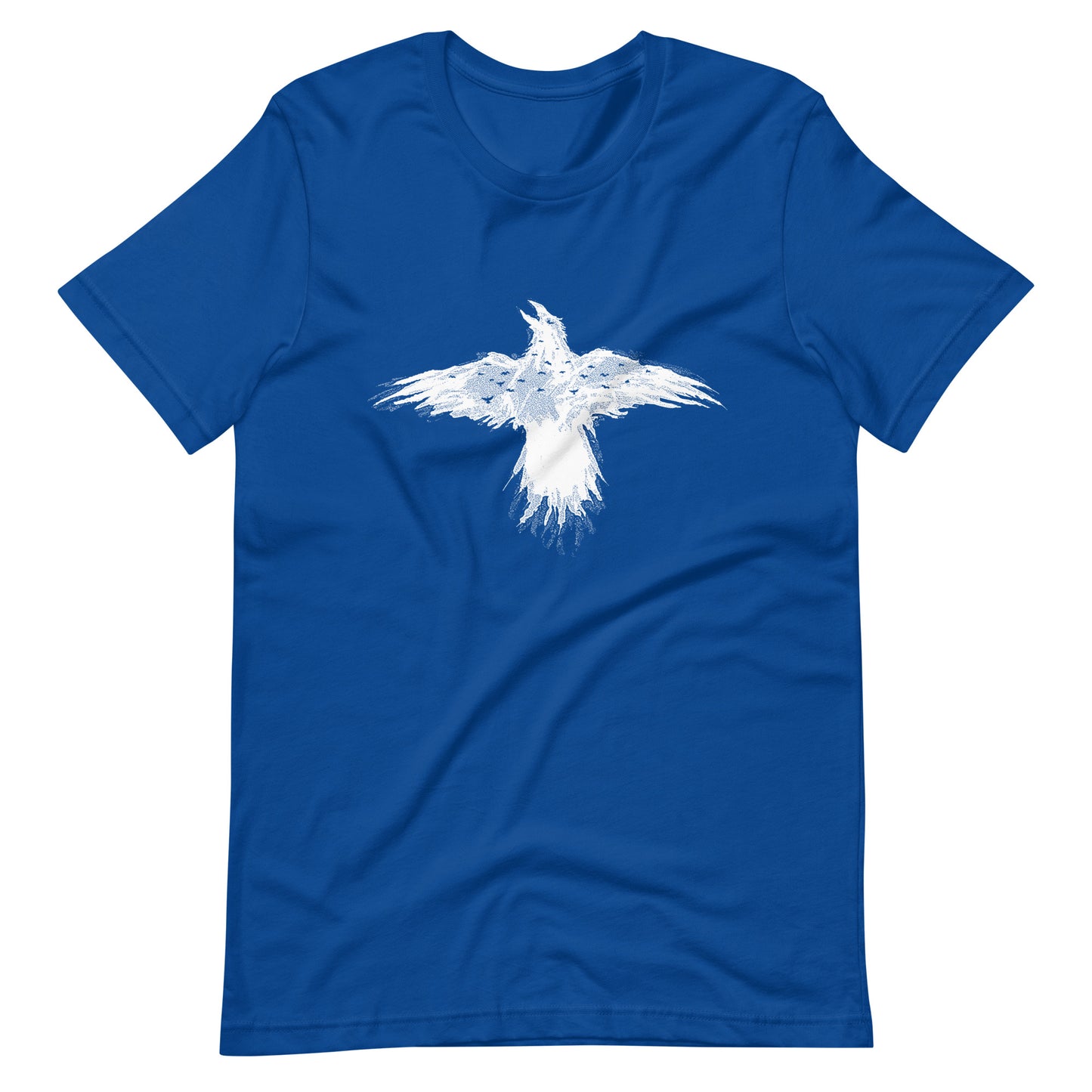 Flying Crow - Men's t-shirt - True Royal Front