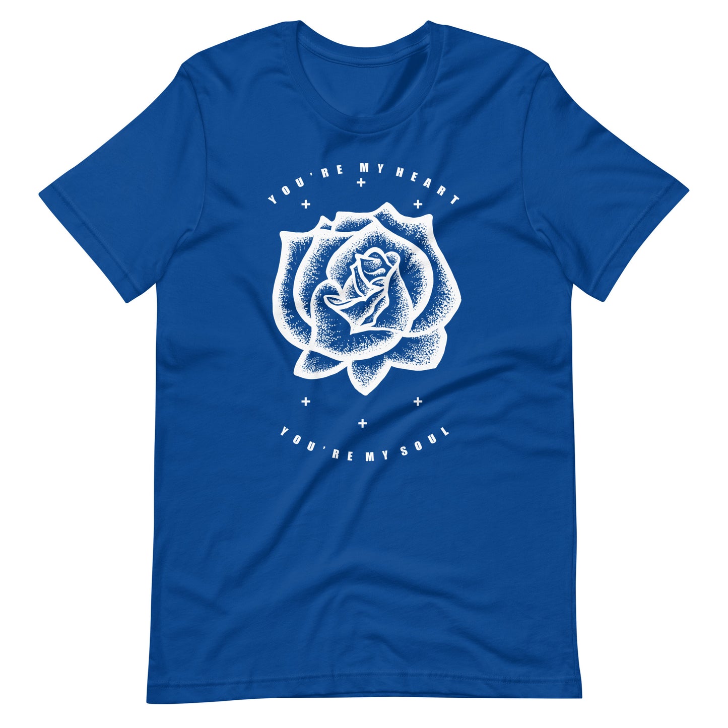 You're My Heart You're My Soul Rose - Men's t-shirt - True Royal Front