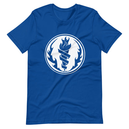 Fire Fire White - Men's t-shirt - True Royal Front