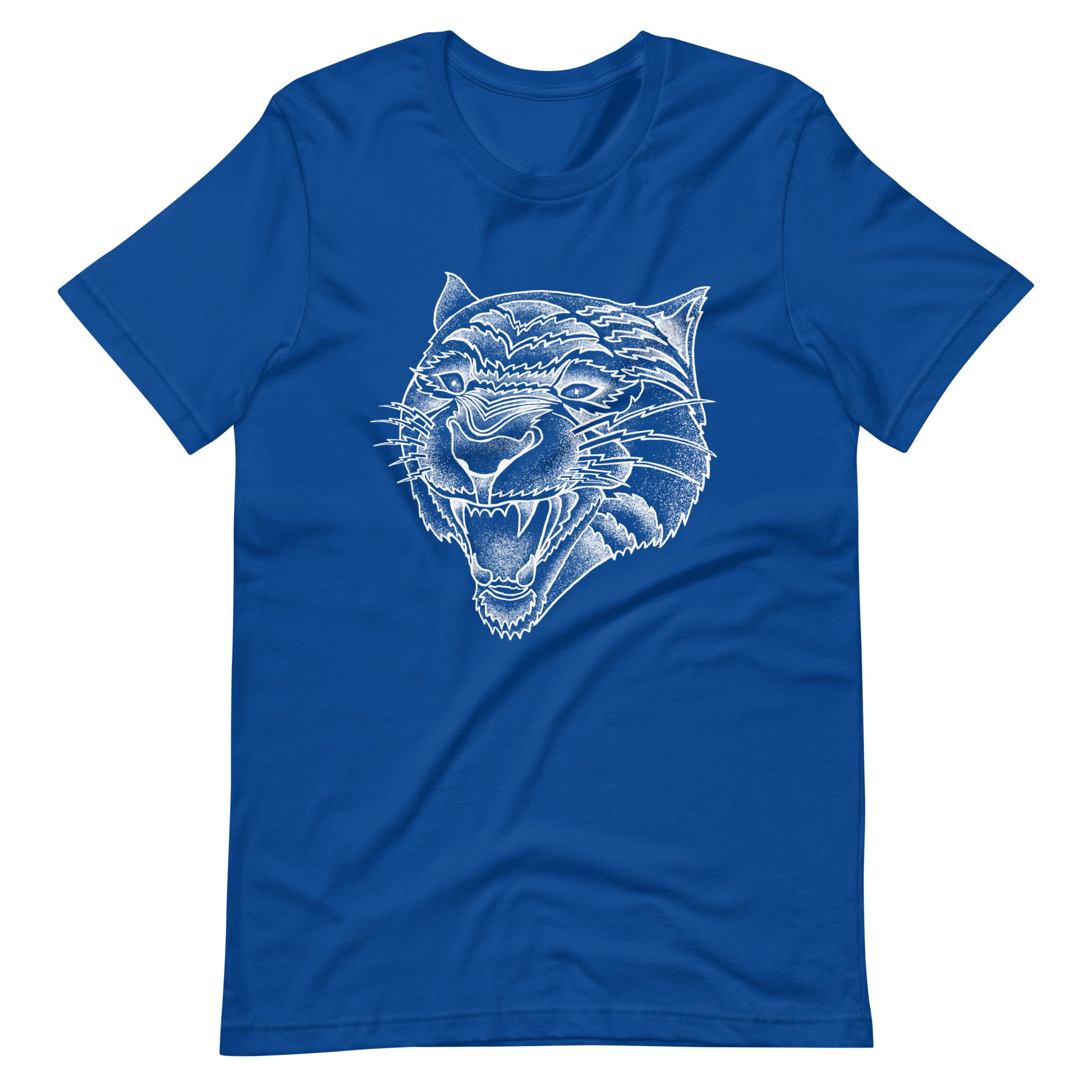 Panther White - Men's t-shirt - True Royal Front