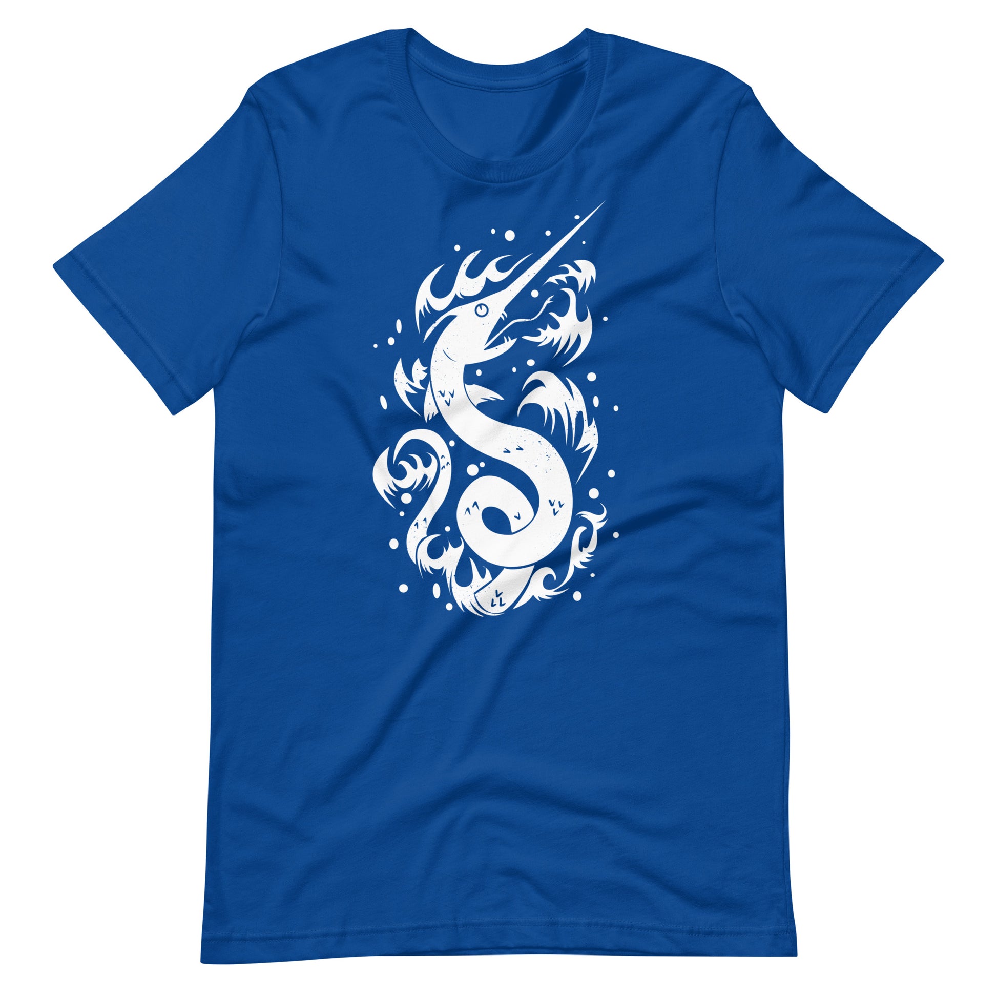 Snake Swordfish White - Men's t-shirt - True Royal Front