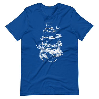 Toxic Fumes White - Men's t-shirt - True Royal Front