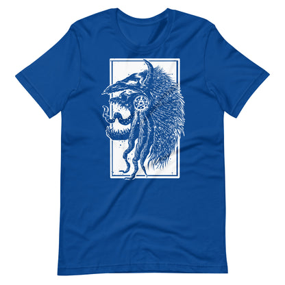 Tribe Monster White - Men's t-shirt - True Royal Front