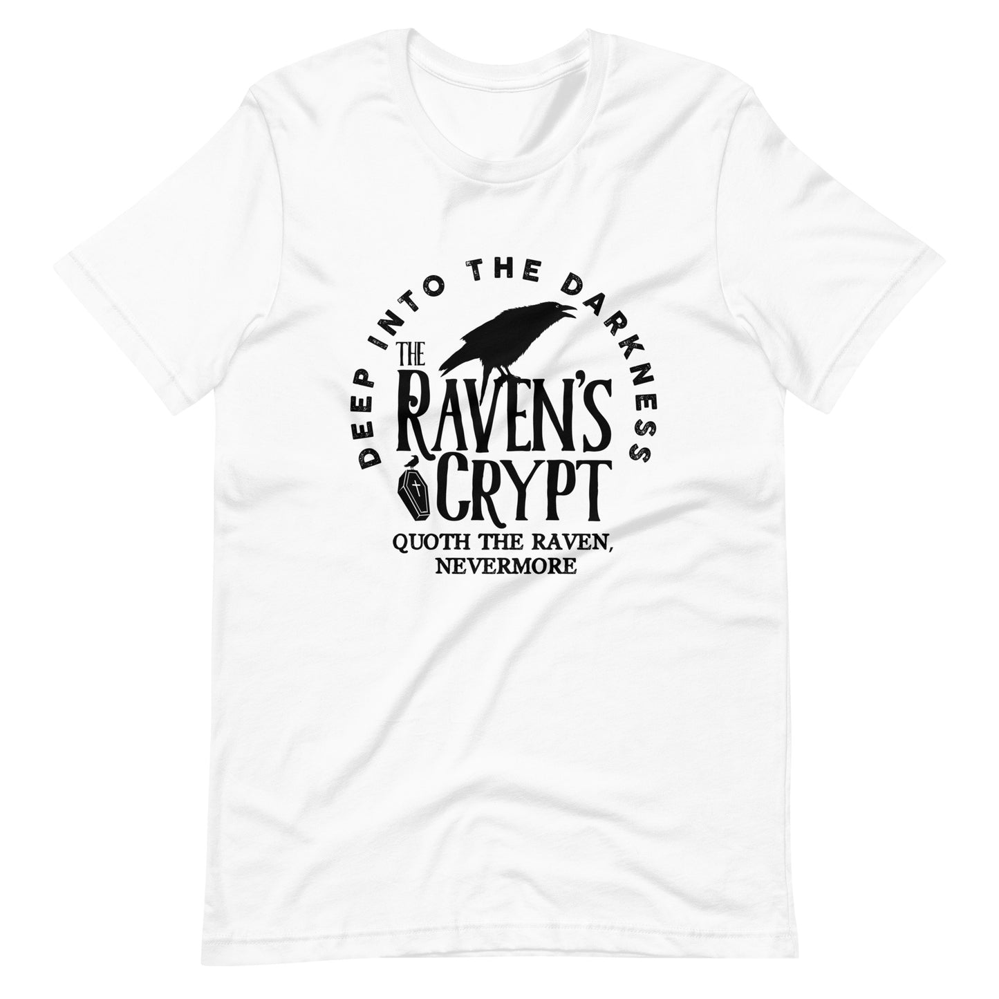 Deep Into the Darkness The Raven's Crypt - Men's t-shirt - White Front