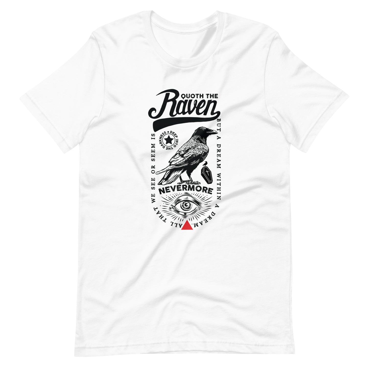 Quoth the Raven Nevermore Loaded - Men's t-shirt - White Front