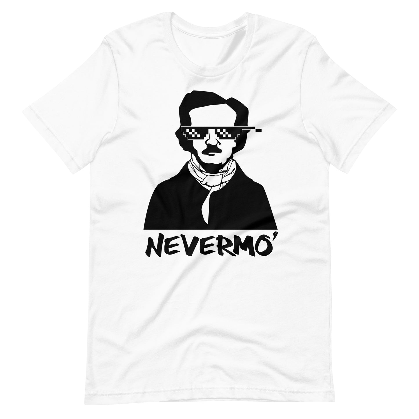 Men's Edgar Allan Poe "The Nevermo" T-Shirt - White Front