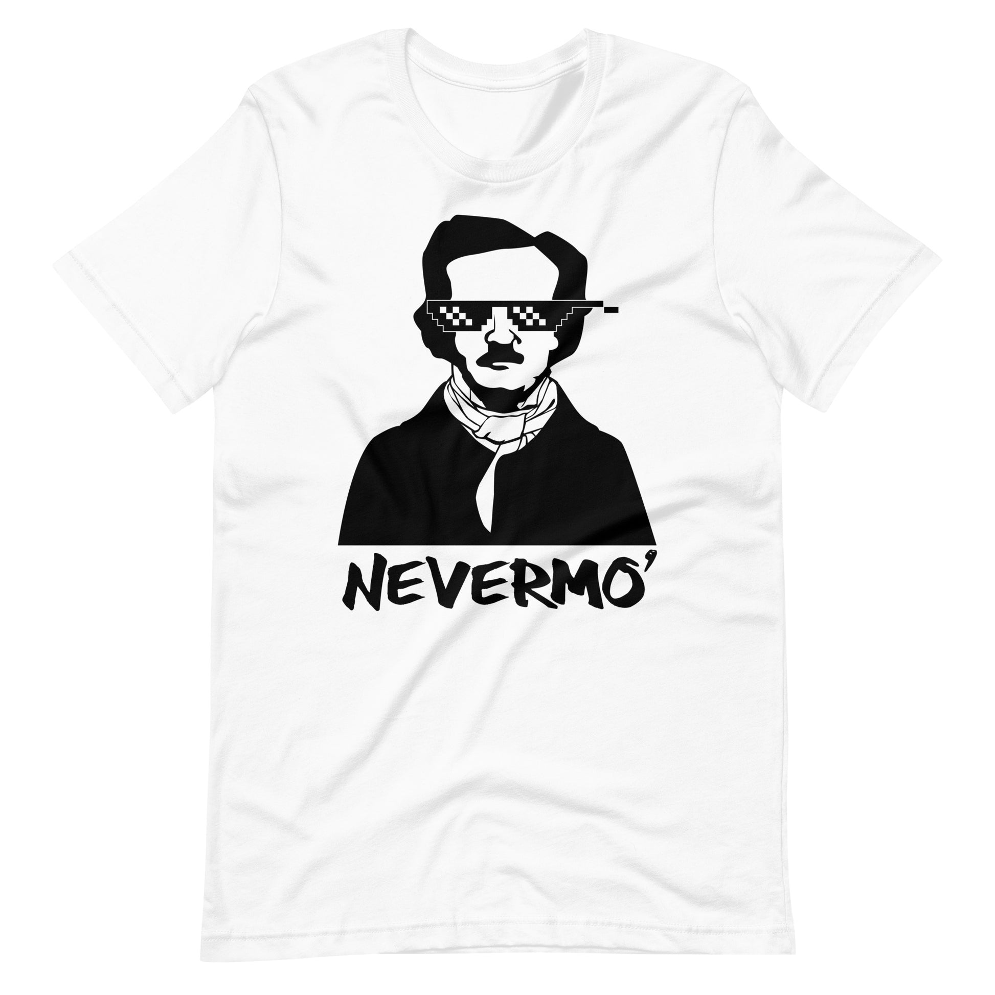 Women's Edgar Allan Poe "Nevermo" t-shirt - White Front