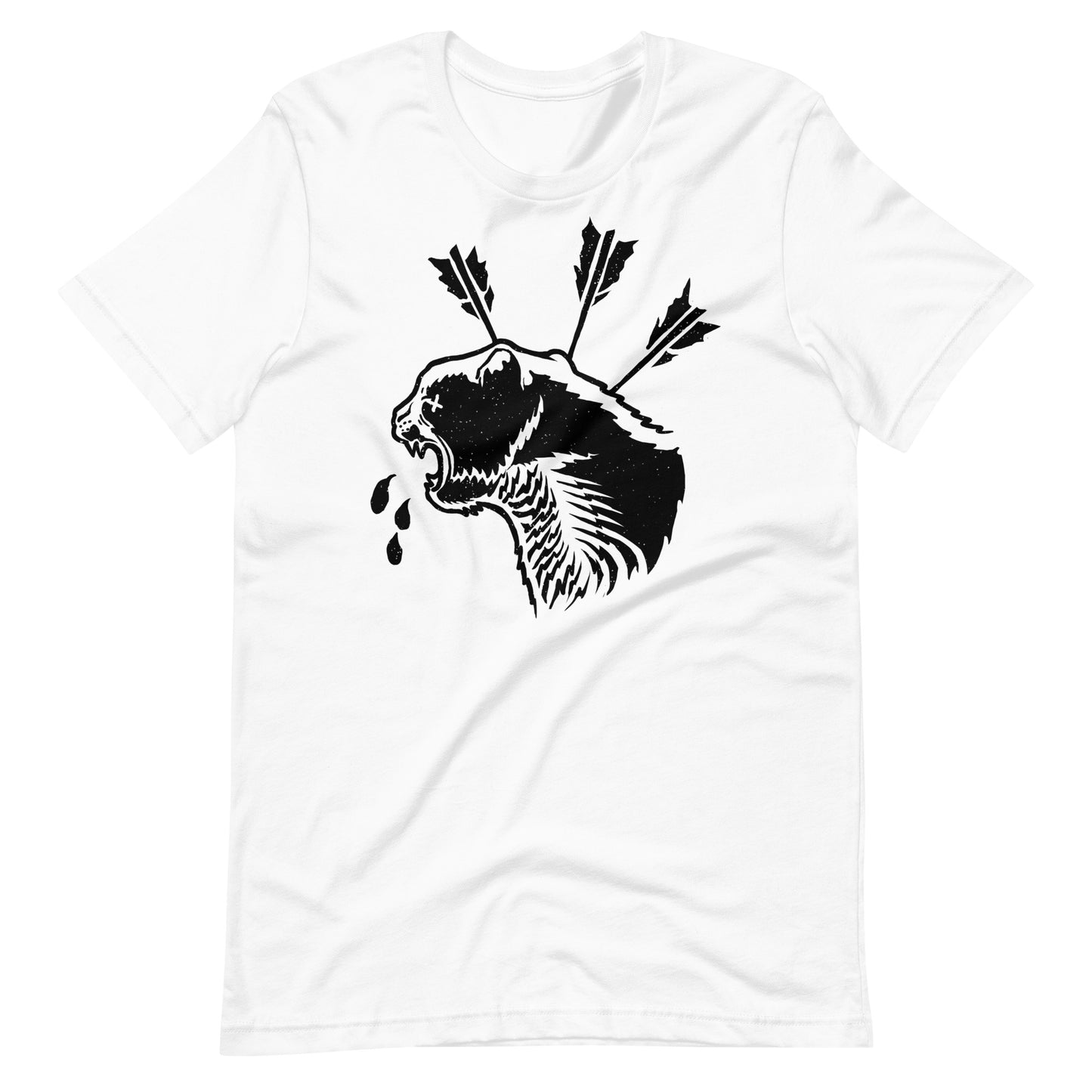 Cat Dead Black - Men's t-shirt - White Front