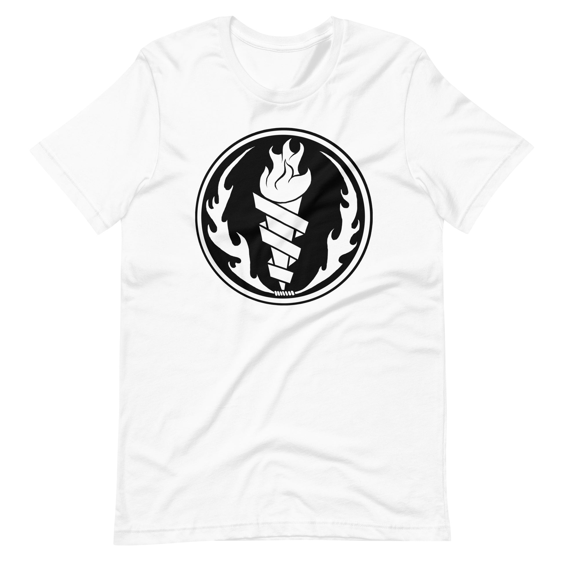 Fire Fire Black - Men's t-shirt - White Front