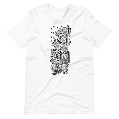 Gun Black - Men's t-shirt - White Front