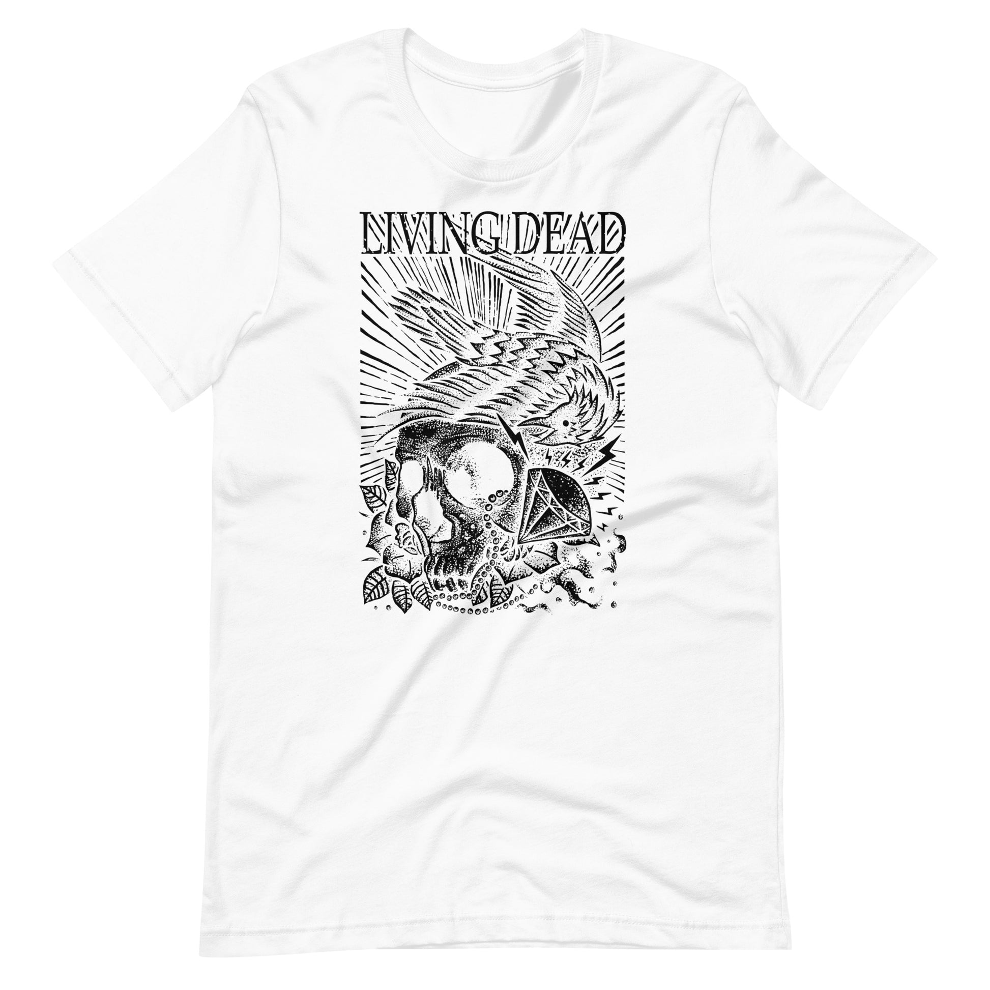 Living Dead Diamond Black - Men's t-shirt - White Front