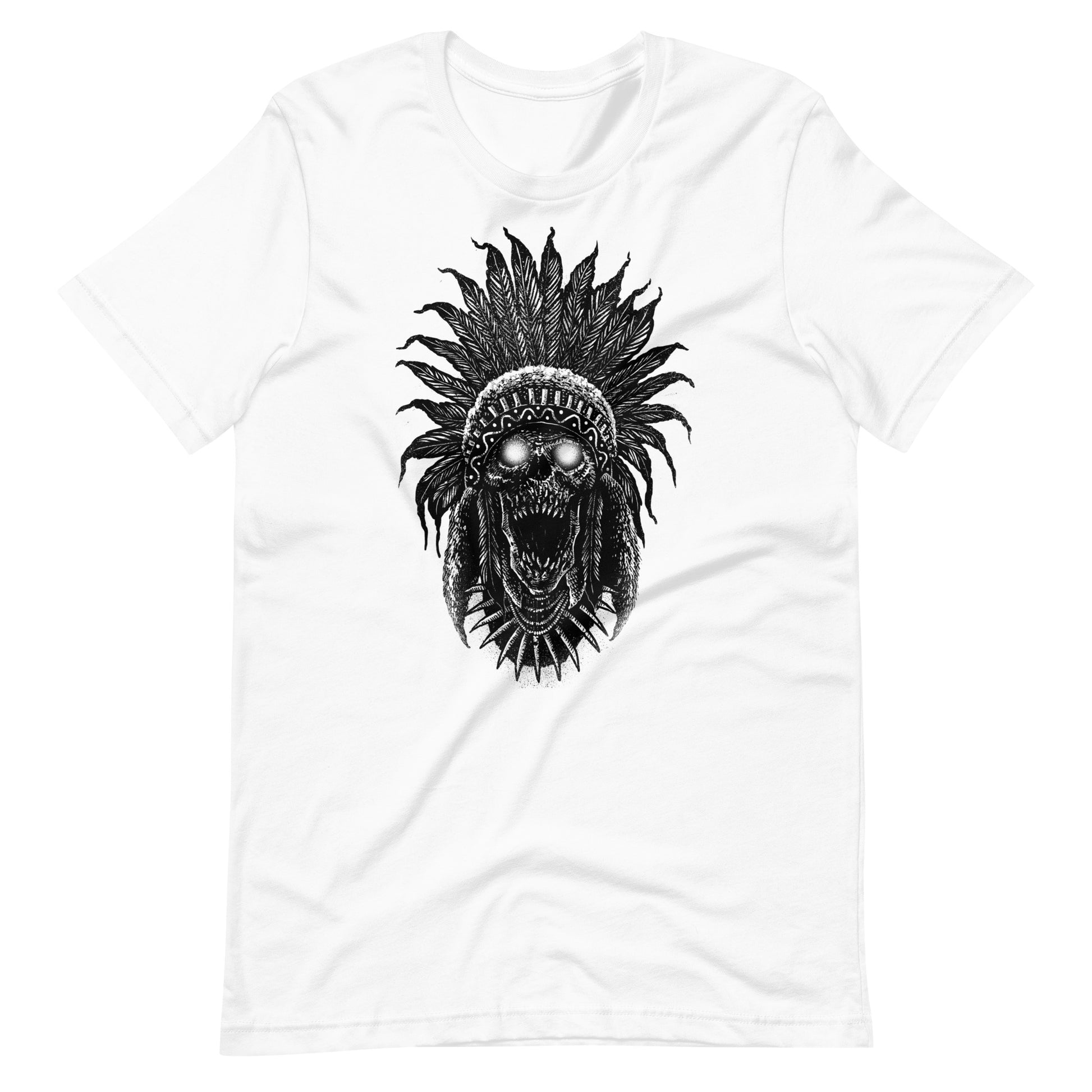 Tribe Skull Black - Men's t-shirt - White Front