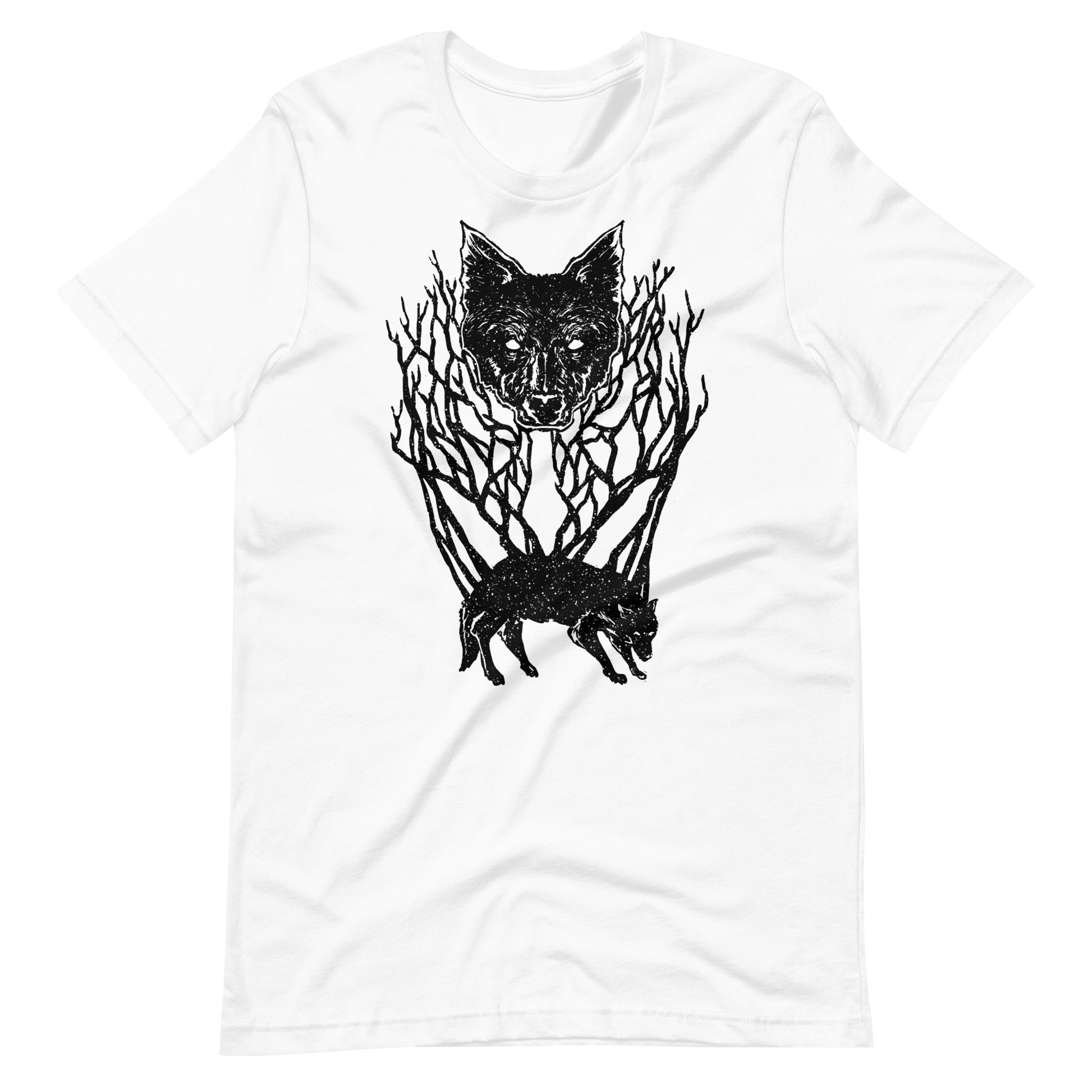 Wolf Tree Black - Men's t-shirt - White Front
