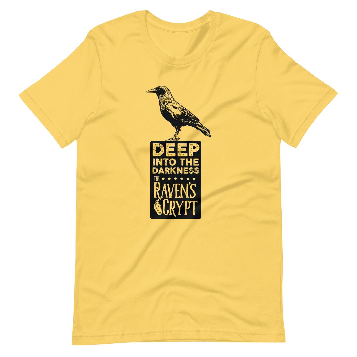 Deep Into the Darkness Crypt 2 - Men's t-shirt - Yellow Front
